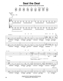 page one of Seal The Deal (Guitar Rhythm Tab)
