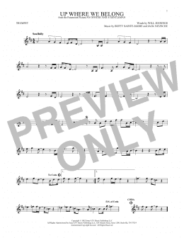 page one of Up Where We Belong (Trumpet Solo)