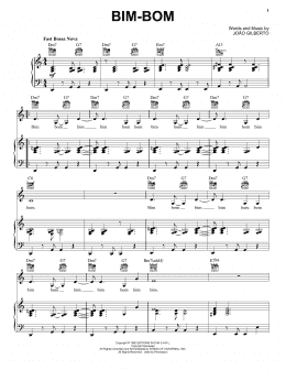 page one of Bim-Bom (Piano, Vocal & Guitar Chords (Right-Hand Melody))