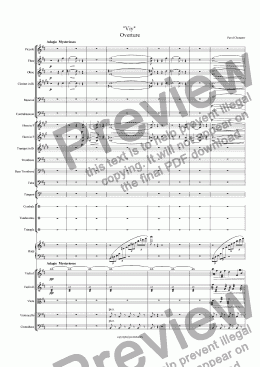 page one of "Viy" Overture