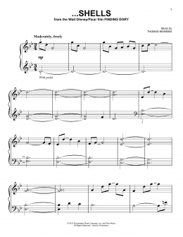 page one of ...Shells (from Finding Dory) (Easy Piano)