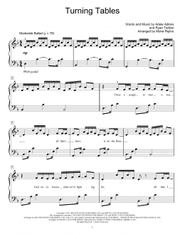page one of Turning Tables (Educational Piano)
