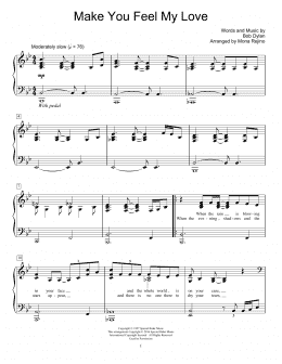 page one of Make You Feel My Love (Educational Piano)