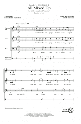 page one of All Mixed Up (SATB Choir)