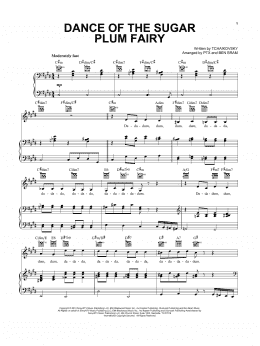 page one of Dance Of The Sugar Plum Fairy (Piano, Vocal & Guitar Chords (Right-Hand Melody))
