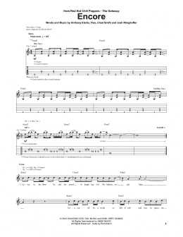 page one of Encore (Guitar Tab)