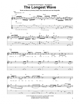 page one of The Longest Wave (Guitar Tab)