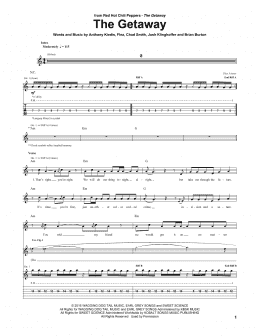 page one of The Getaway (Guitar Tab)