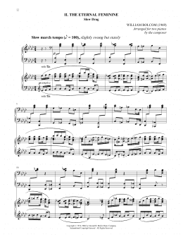 page one of The Eternal Feminine (Piano Duet)
