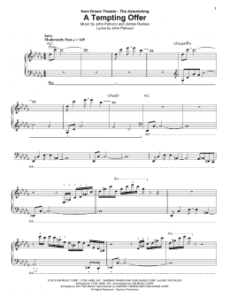 page one of A Tempting Offer (Keyboard Transcription)