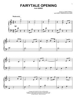 page one of Fairytale Opening (Easy Piano)