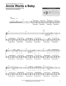 page one of Annie Wants A Baby (Drums Transcription)