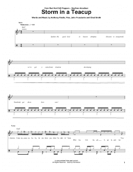 page one of Storm In A Teacup (Drums Transcription)