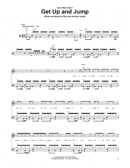 page one of Get Up And Jump (Drums Transcription)
