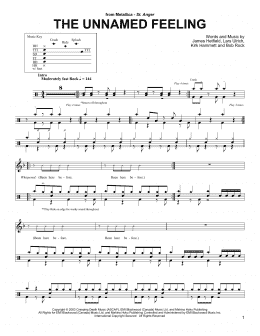 page one of The Unnamed Feeling (Drums Transcription)