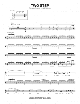 page one of Two Step (Drums Transcription)