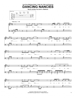 page one of Dancing Nancies (Drums Transcription)