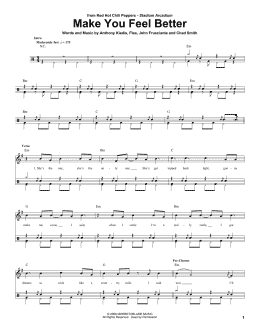 page one of Make You Feel Better (Drums Transcription)