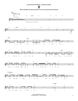 page one of If (Drums Transcription)