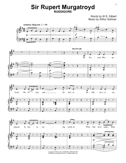 page one of Sir Rupert Murgatroyd (Piano Solo)
