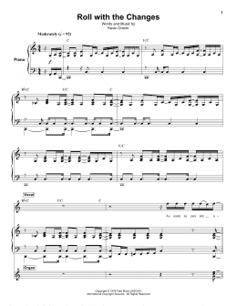page one of Roll With The Changes (Keyboard Transcription)