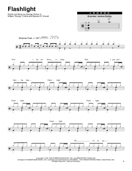 page one of Flashlight (Drums Transcription)