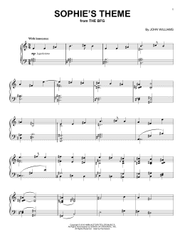 page one of Sophie's Theme (Piano Solo)