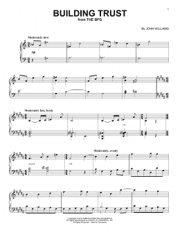 page one of Building Trust (Piano Solo)