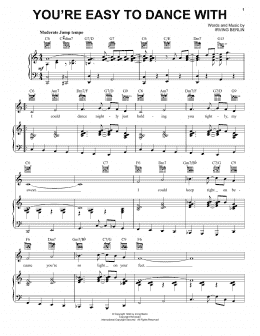 page one of You're Easy To Dance With (Piano, Vocal & Guitar Chords (Right-Hand Melody))