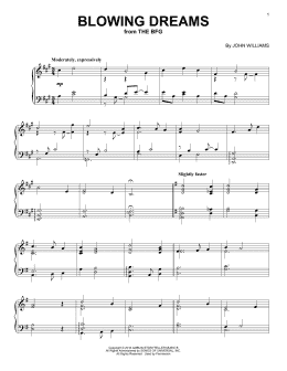 page one of Blowing Dreams (Piano Solo)