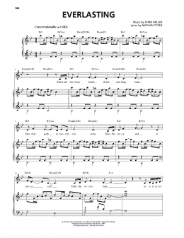 page one of Everlasting (Piano & Vocal)