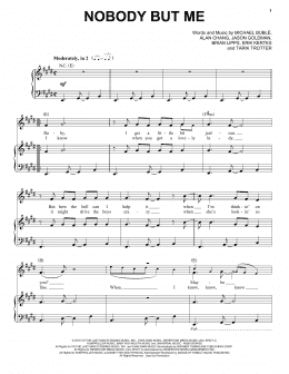 page one of Nobody But Me (Piano, Vocal & Guitar Chords (Right-Hand Melody))