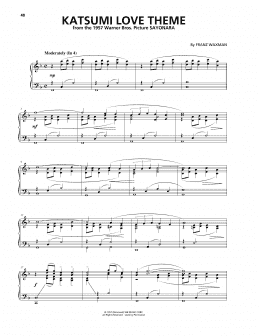 page one of Katsumi Love Theme (Piano Solo)