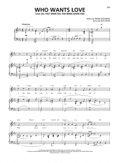 page one of Who Wants Love (Piano, Vocal & Guitar Chords (Right-Hand Melody))