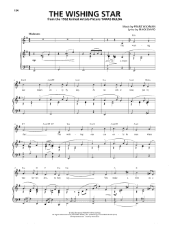 page one of The Wishing Star (Piano, Vocal & Guitar Chords (Right-Hand Melody))
