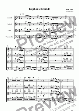 page one of Euphonic Sounds