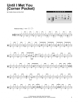page one of Until I Met You (Corner Pocket) (Drums Transcription)
