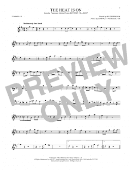 page one of The Heat Is On (Tenor Sax Solo)