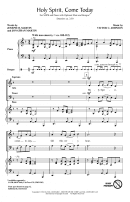 page one of Holy Spirit, Come Today (SATB Choir)