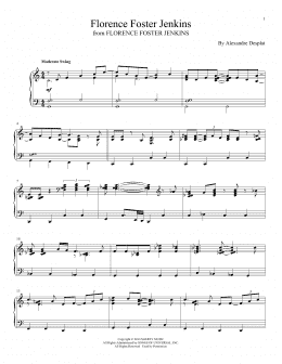 page one of Florence Foster Jenkins (Piano Solo)