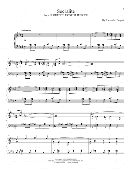 page one of Socialite (Piano Solo)