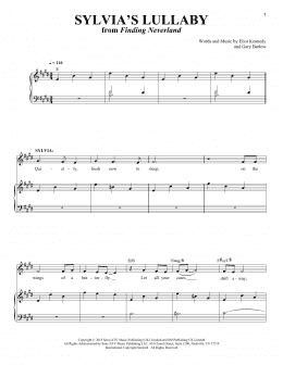 page one of Sylvia's Lullaby (Piano & Vocal)