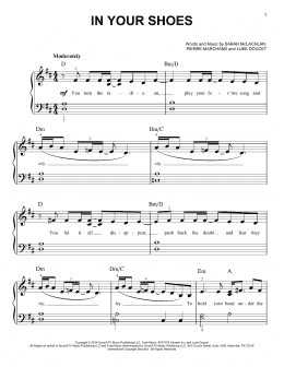 page one of In Your Shoes (Easy Piano)