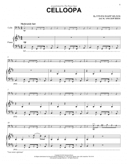 page one of Celloopa (Cello and Piano)