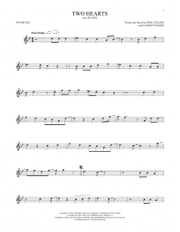 page one of Two Hearts (Tenor Sax Solo)