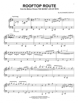 page one of Rooftop Route (Piano Solo)