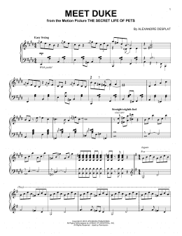 page one of Meet Duke (Piano Solo)