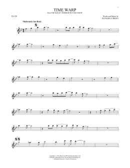 page one of Time Warp (Flute Solo)