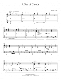 page one of A Sea Of Clouds (Educational Piano)