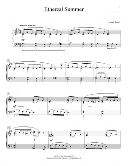 page one of Ethereal Summer (Educational Piano)